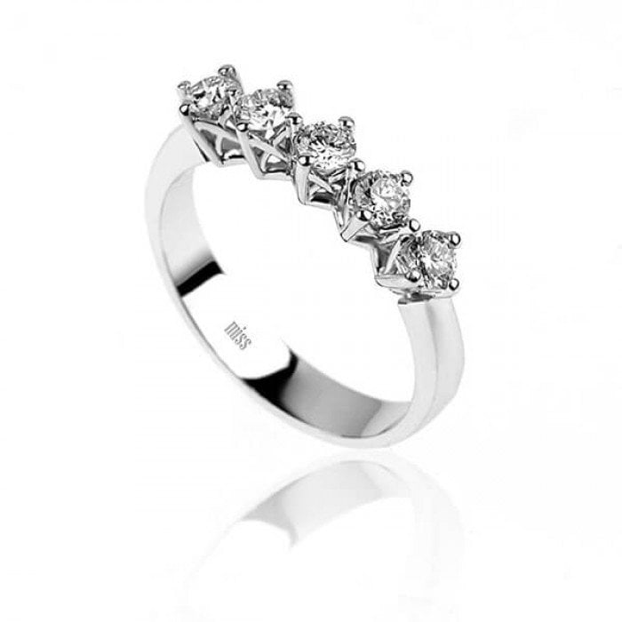 Beştaş Pırlanta Yüzük - 0,48 Karat G Renk 14 Ayar