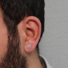 Pırlanta Erkek Küpesi - 0,23 Karat 18 Ayar