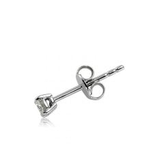 Pırlanta Erkek Küpesi - 0,13 Karat 14 Ayar