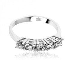 Beştaş Pırlanta Yüzük - G Renk 1,01 Karat 14  Ayar