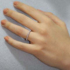 Tamtur Pırlanta Yüzük - G Renk 0,64 Karat 14 Ayar