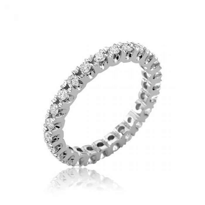 Tamtur Pırlanta Yüzük - G Renk 0,64 Karat 14 Ayar