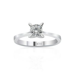 0,40 Karat Pırlanta Tektaş Yüzük 14 Ayar