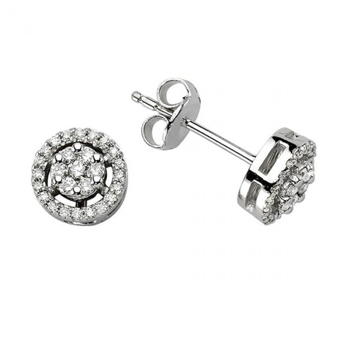 Coronet Fantezi Pırlanta Küpe