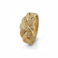 Bilmece Pırlanta Yüzük 4 Bant