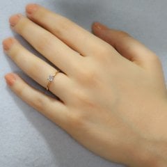 HRD Sertifikalı - Tektaş Pırlanta Yüzük - 0,30 Karat 14 Ayar