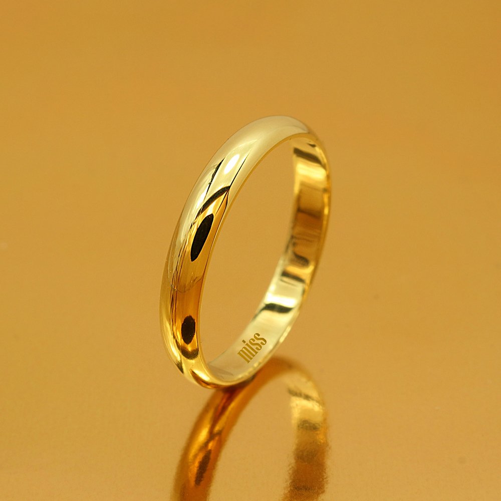 Altın Evlilik Alyansı Klasik 3MM Rose - Kadın Alyans 7-16 Ölçü Seçiniz