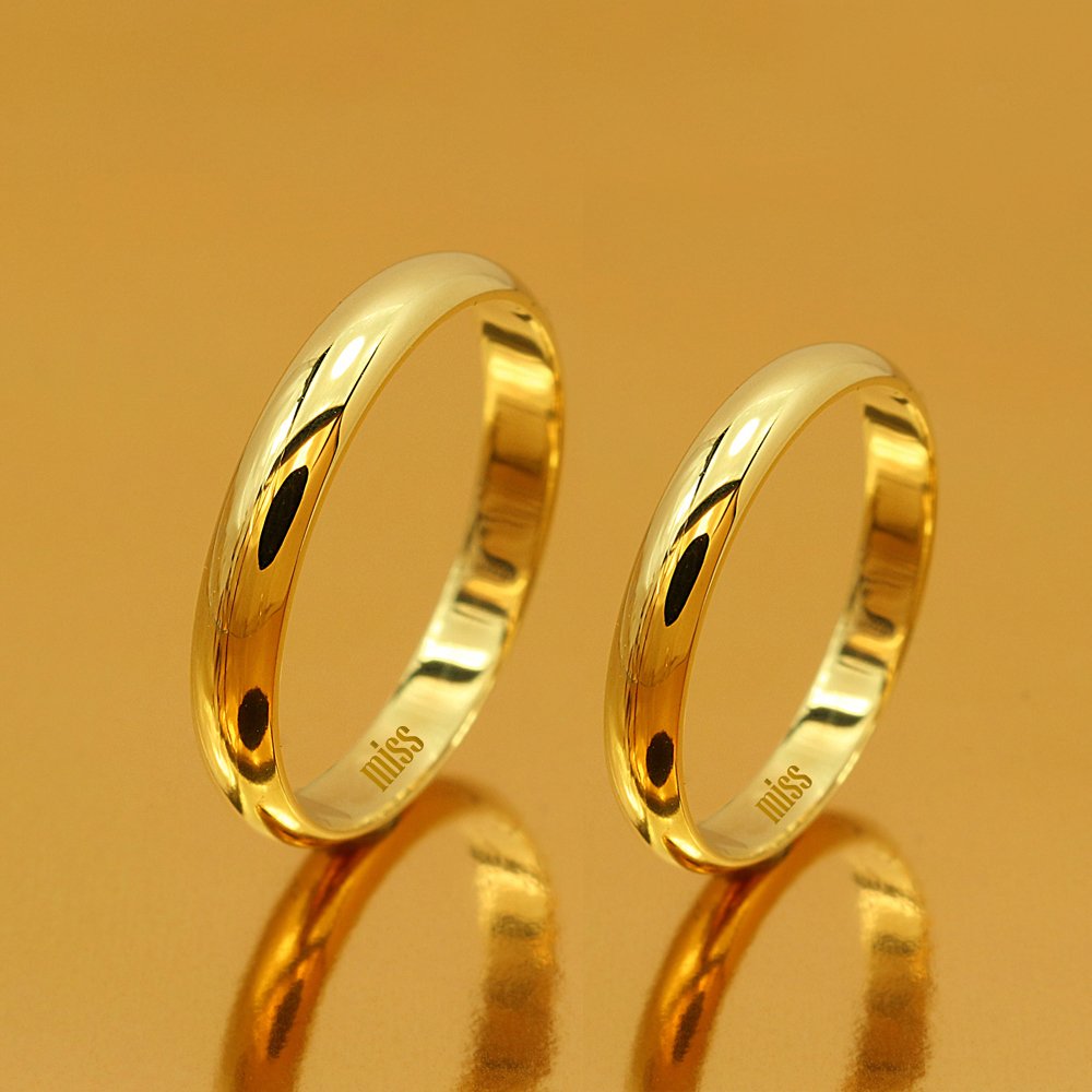 Altın Evlilik Alyansı Klasik 3MM Rose - Çift Alyans