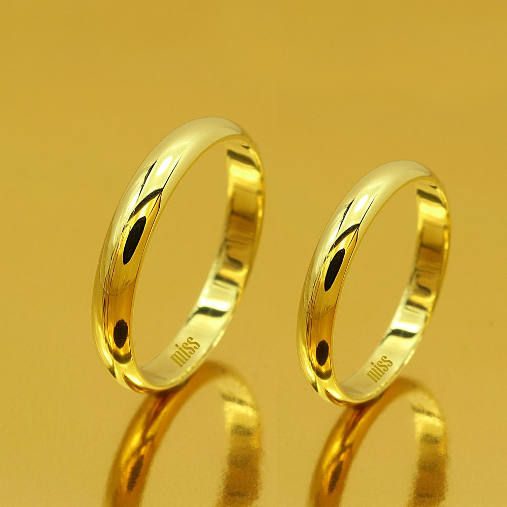 Altın Evlilik Alyansı Klasik 3MM Sarı - Çift Alyans