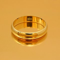 Altın Klasik Evlilik Alyansı 4mm Rose - Erkek Alyans 17-25 Ölçü Seçiniz