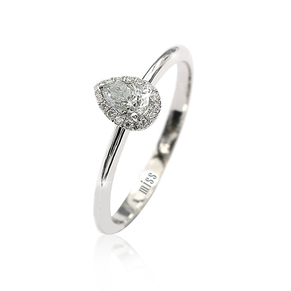 Damla Pırlanta Tektaş Yüzük - Mystery Koleksiyonu