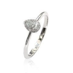 Damla Pırlanta Tektaş Yüzük - Mystery Koleksiyonu