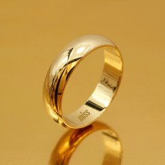 Altın Klasik Evlilik Alyansı 5mm Rose - Kadın Alyans 7-16 Ölçü Seçiniz