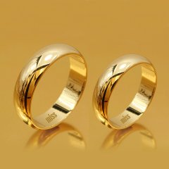 Altın Klasik Evlilik Alyansı 5mm Rose - Çift Alyans