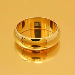 Altın Klasik Evlilik Alyansı 6mm Rose - Erkek Alyans 17-25 Ölçü Seçiniz