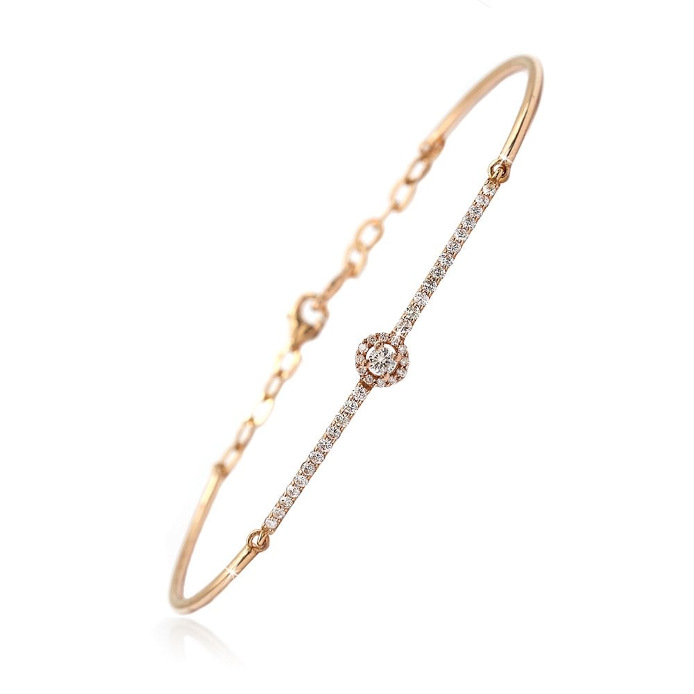 Pırlanta Bileklik - 0,39 Karat 14 Ayar