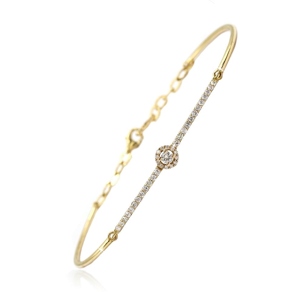 Pırlanta Bileklik - 0,39 Karat 14 Ayar