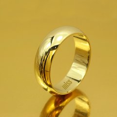 Altın Klasik Evlilik Alyansı 6mm Sarı - Kadın Alyans 7-16 Ölçü Seçiniz