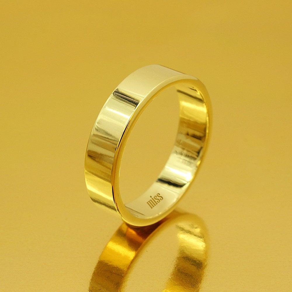 Altın Klasik Evlilik Alyansı 5mm