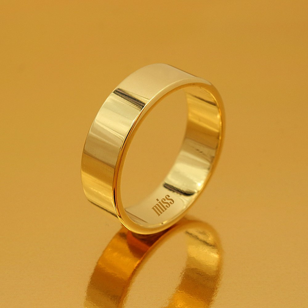 Altın Klasik Evlilik Alyansı 6 mm Rose - Kadın Alyans 7-16 Ölçü Seçiniz