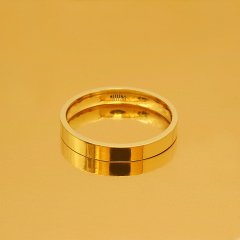 Altın Klasik Evlilik Alyansı 3mm Rose - Çift Alyans