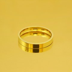 Altın Klasik Evlilik Alyansı 3mm Sarı - Erkek Alyans 17-25 Ölçü Seçiniz