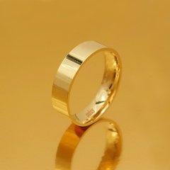 Altın Klasik Evlilik Alyansı 5mm Rose - Kadın Alyans 7-16 Ölçü Seçiniz