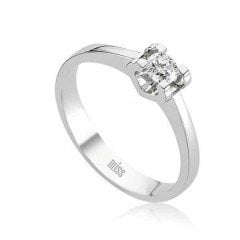 Tektaş Pırlanta Yüzük - G Renk 0,21 Karat 18 Ayar