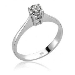 Tektaş Pırlanta Yüzük - 0,50 Karat 14 Ayar