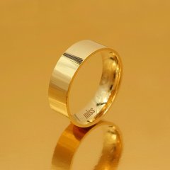 Altın Klasik Evlilik Alyansı 6mm Rose - Kadın Alyans 7-16 Ölçü Seçiniz