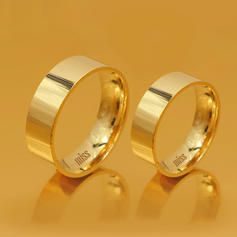 Altın Klasik Evlilik Alyansı 6mm Rose - Çift Alyans