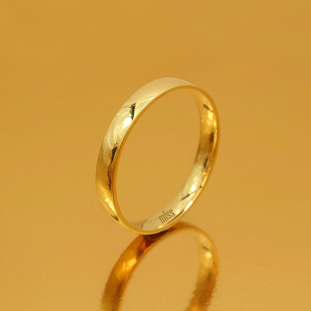 Altın Klasik Evlilik Alyansı 3mm Rose - Erkek Alyans 17-25 Ölçü Seçiniz