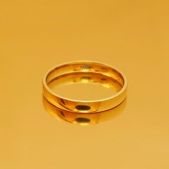 Altın Klasik Evlilik Alyansı 3mm Rose - Kadın Alyans 7-16 Ölçü Seçiniz