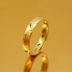 Altın Klasik Evlilik Alyansı 4mm Rose - Erkek Alyans 17-25 Ölçü Seçiniz