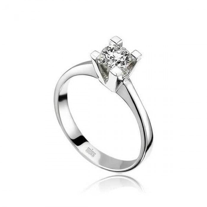 Tektaş Pırlanta Yüzük - 0,50 Karat 14 Ayar HRD