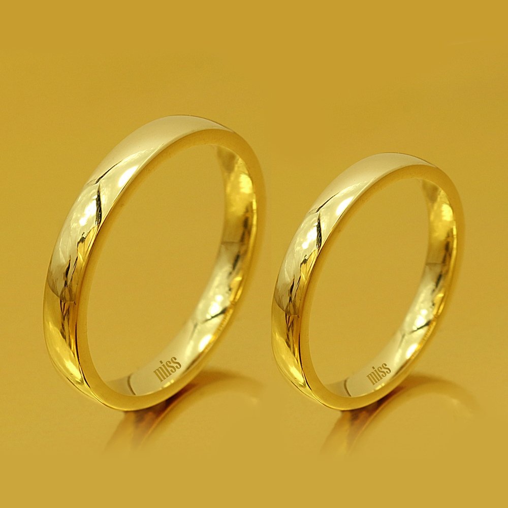 Altın Klasik Evlilik Alyansı 3mm Sarı - Çift Alyans