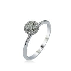 Pırlanta Tektaş Yüzük - 0.54 Karat 14 Ayar