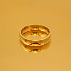 Altın Klasik Evlilik Alyansı 5mm Rose - Kadın Alyans 7-16 Ölçü Seçiniz