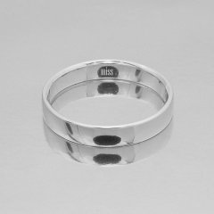 Altın Klasik Evlilik Alyansı 4MM Beyaz - Kadın Alyans 7-16 Ölçü Seçiniz