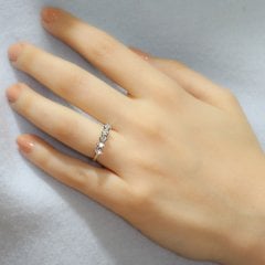 Beştaş Pırlanta Yüzük - G Renk 0,50 Karat Klasik 14 Ayar