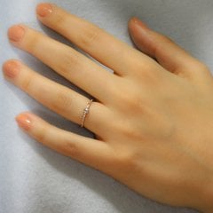 Baget Pırlanta Yüzük - 0,23 Karat 14 Ayar Rose