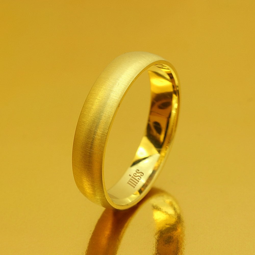 Altın Klasik Evlilik Alyansı