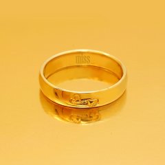 Altın Klasik Evlilik Alyansı 4MM Rose - Kadın Alyans 7-16 Ölçü Seçiniz