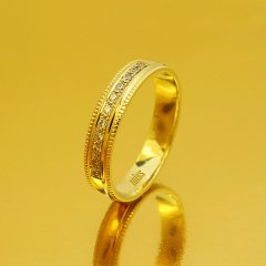 Altın Klasik Evlilik Alyansı 4MM