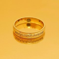 Altın Klasik Evlilik Alyansı 4MM Rose - Kadın Alyans 7-16 Ölçü Seçiniz