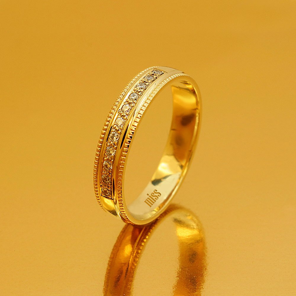 Altın Klasik Evlilik Alyansı 4MM Rose - Kadın Alyans 7-16 Ölçü Seçiniz