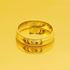 Altın Klasik Evlilik Alyansı 4MM