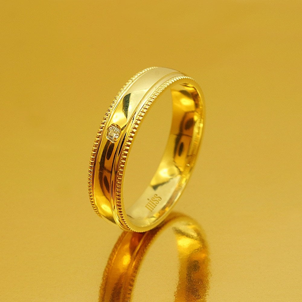 Altın Klasik Evlilik Alyansı 4MM