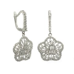 Yonca Model Pırlanta Fantezi Küpe