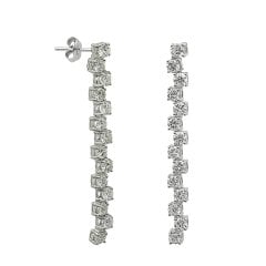 Sallantılı Pırlanta Küpe